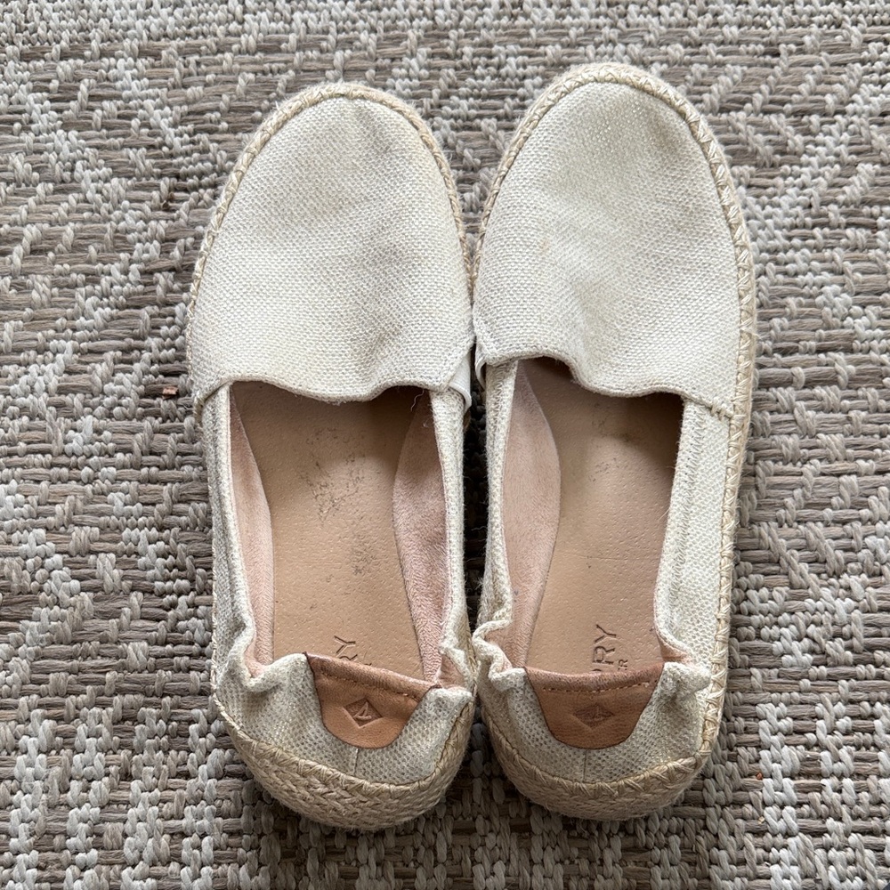 Sperry Women's Cream Espadrilles